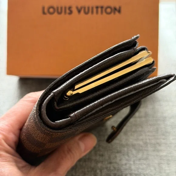 Louis Vuitton Brown Damier Ebene Snap Compact Wallet - Picture 3 of 13